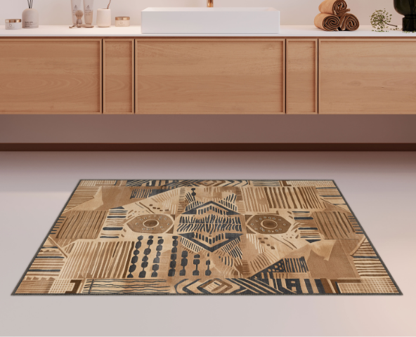 100x100 rugs are perfect for creating a stylish focal point in spacious areas.