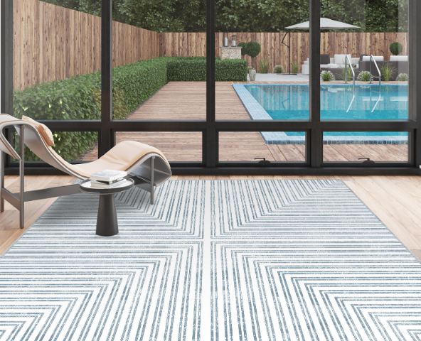 140x140 rugs offer a balanced blend of style and function.