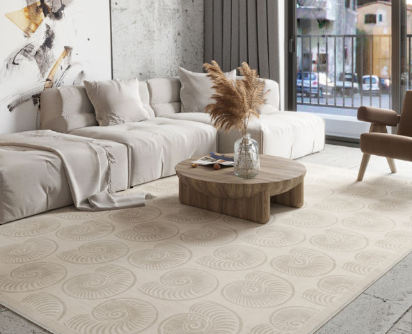 Ivory rugs offer a soft, neutral base that brightens spaces