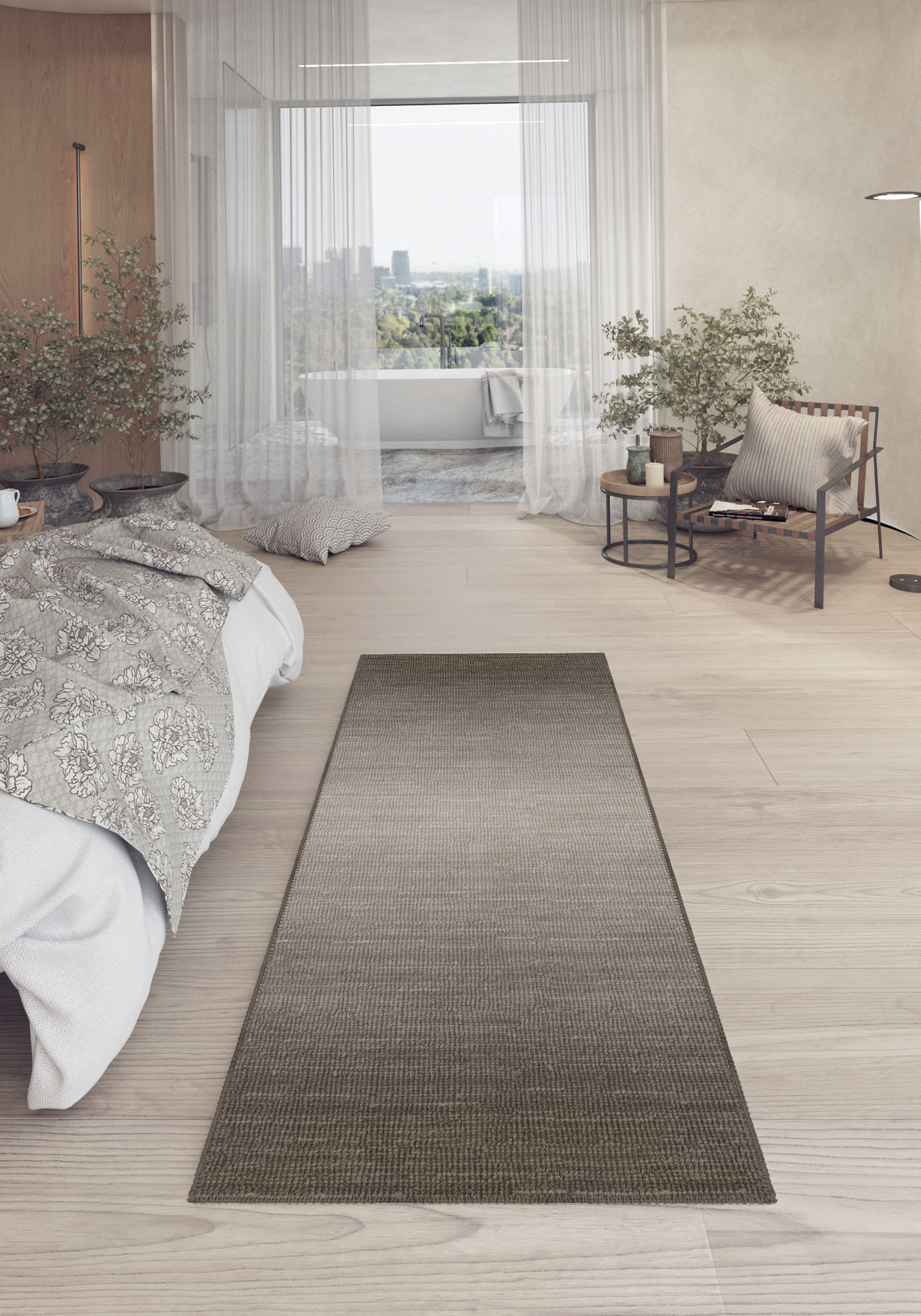Rilo Brown Ombre Rug