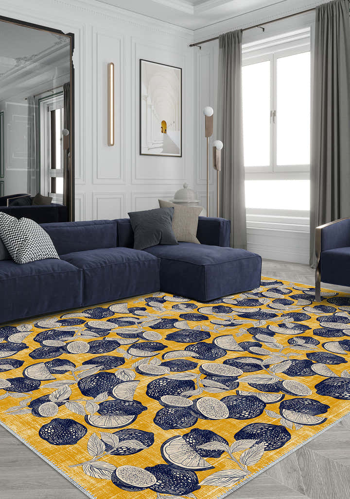Capri Yellow Citrus Rug