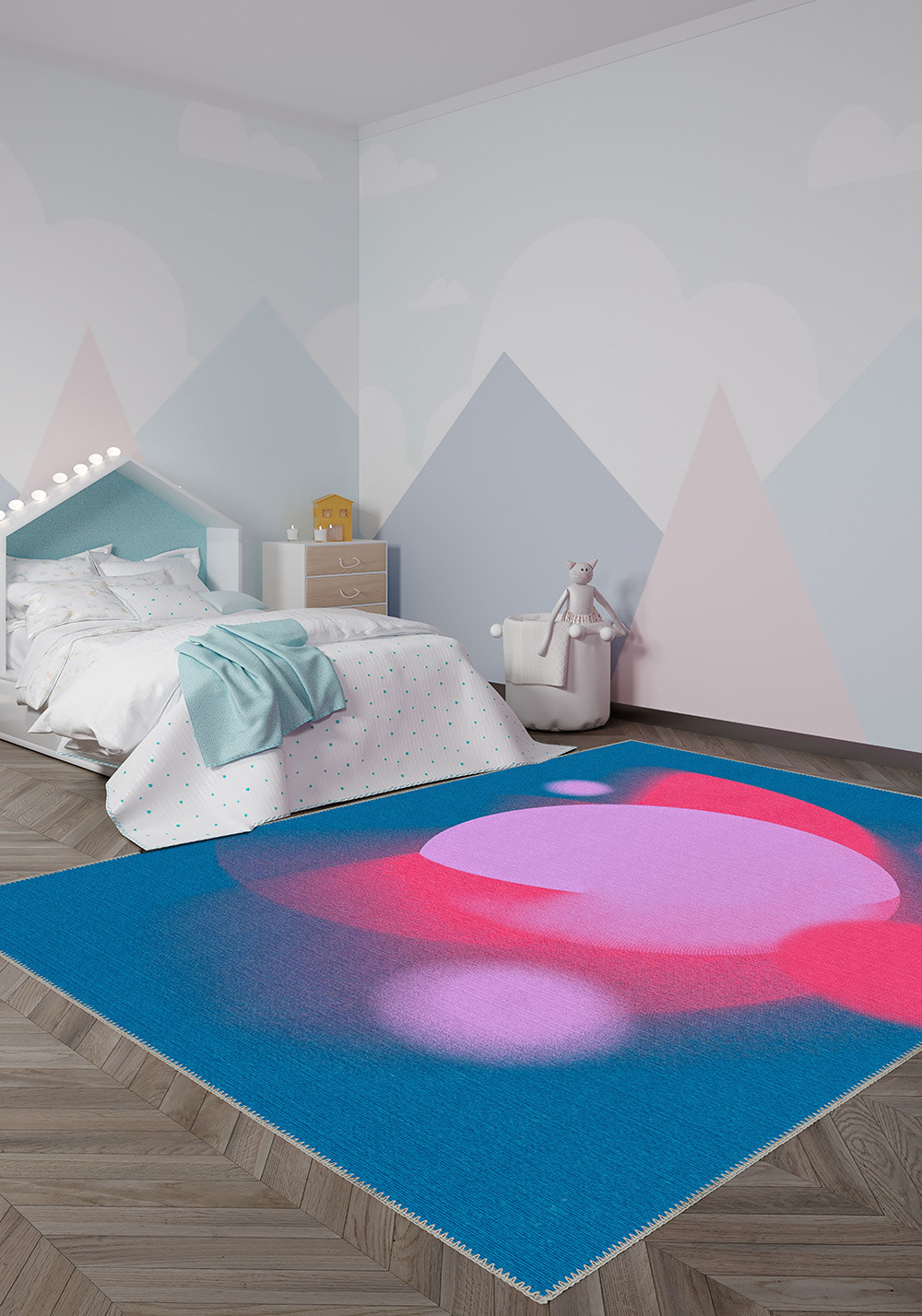 Benjamin Modern Washable Rug