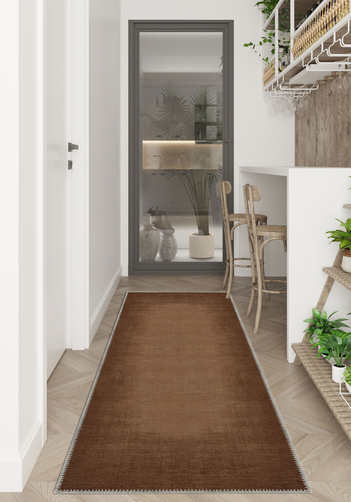 Olivia Ombre Terracotta Rug