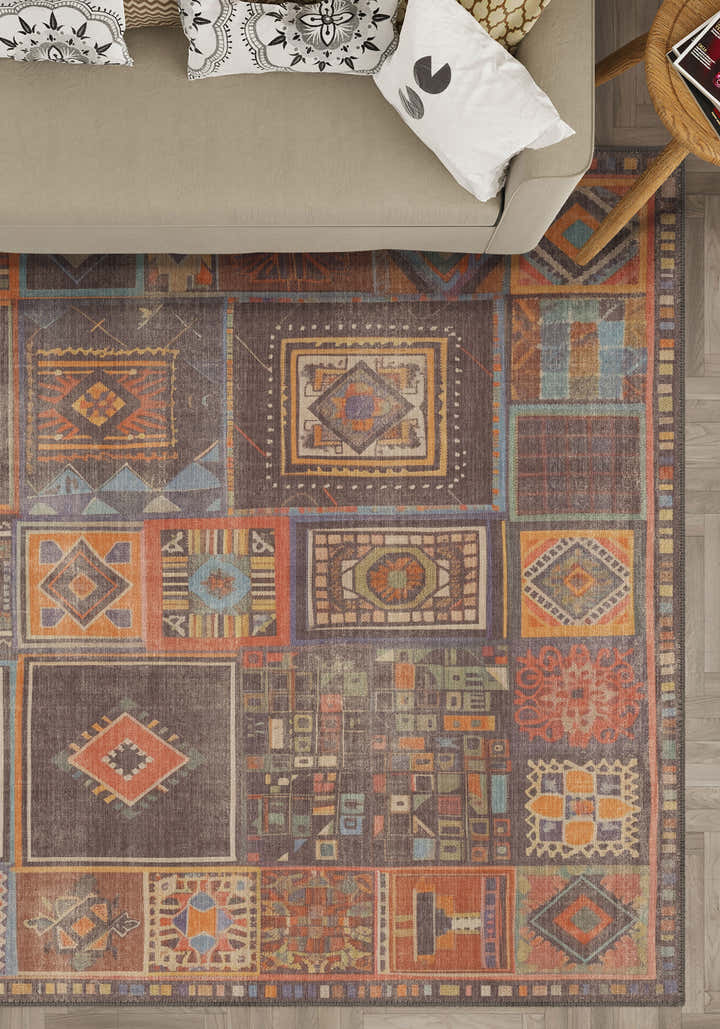 Cassian Boho Washable Rug