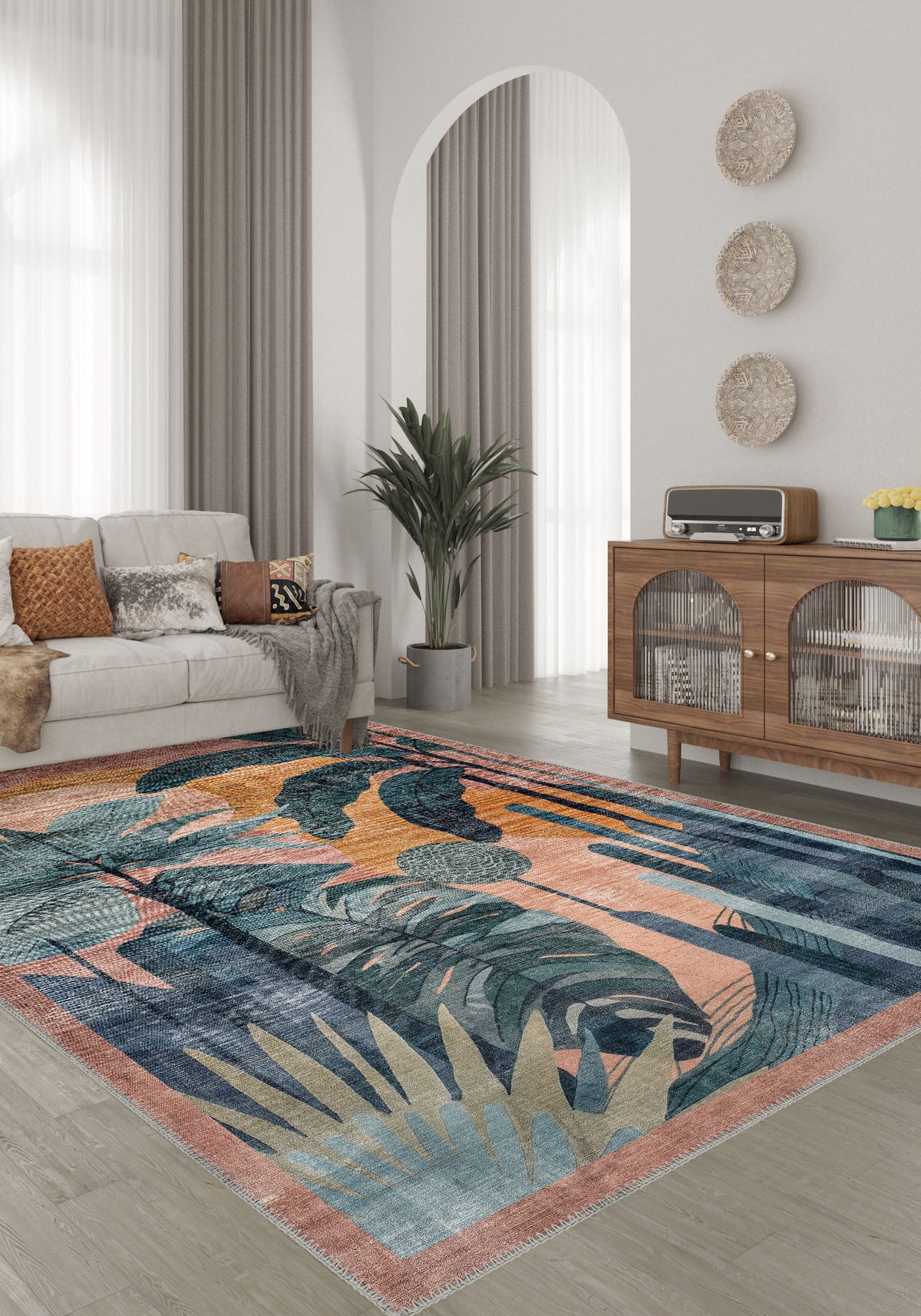 Eirlys Modern Washable Rug