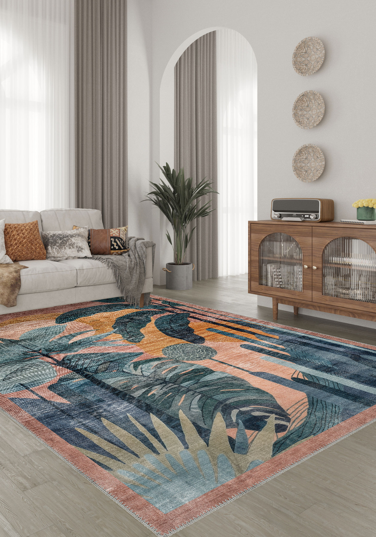Eirlys Modern Washable Rug