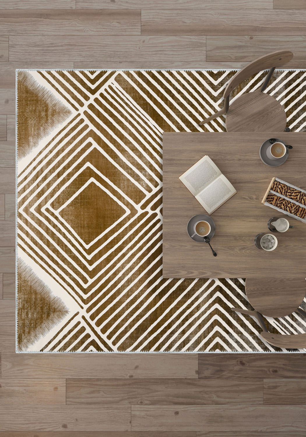 Bram Modern Striped Rug