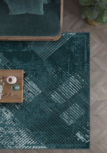 Briar Modern Washable Teal Rug