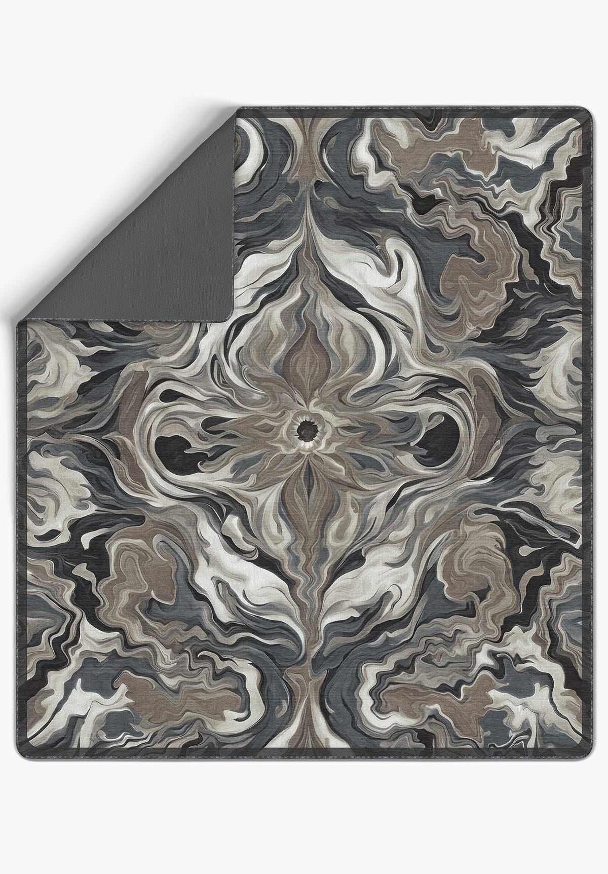 Brynn Grey Abstract Blanket
