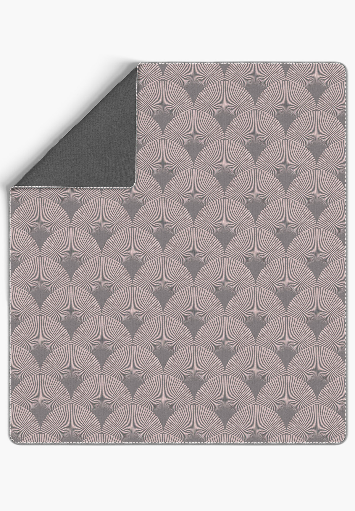 Addison Pink Grey Art Deco Blanket