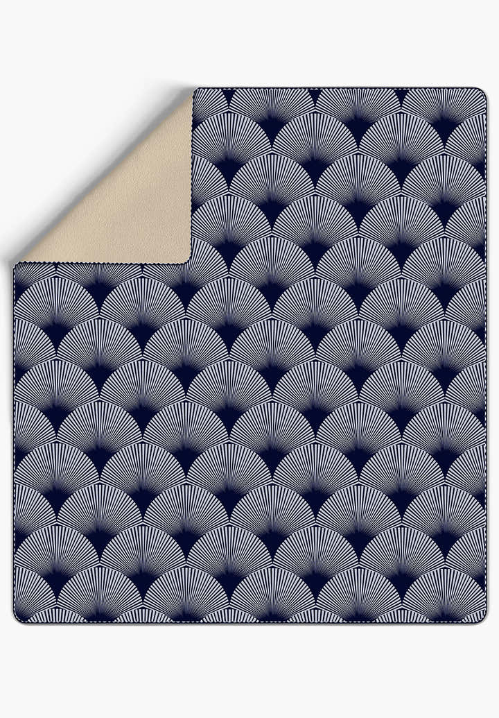 Addison Artdeco Navy Blanket