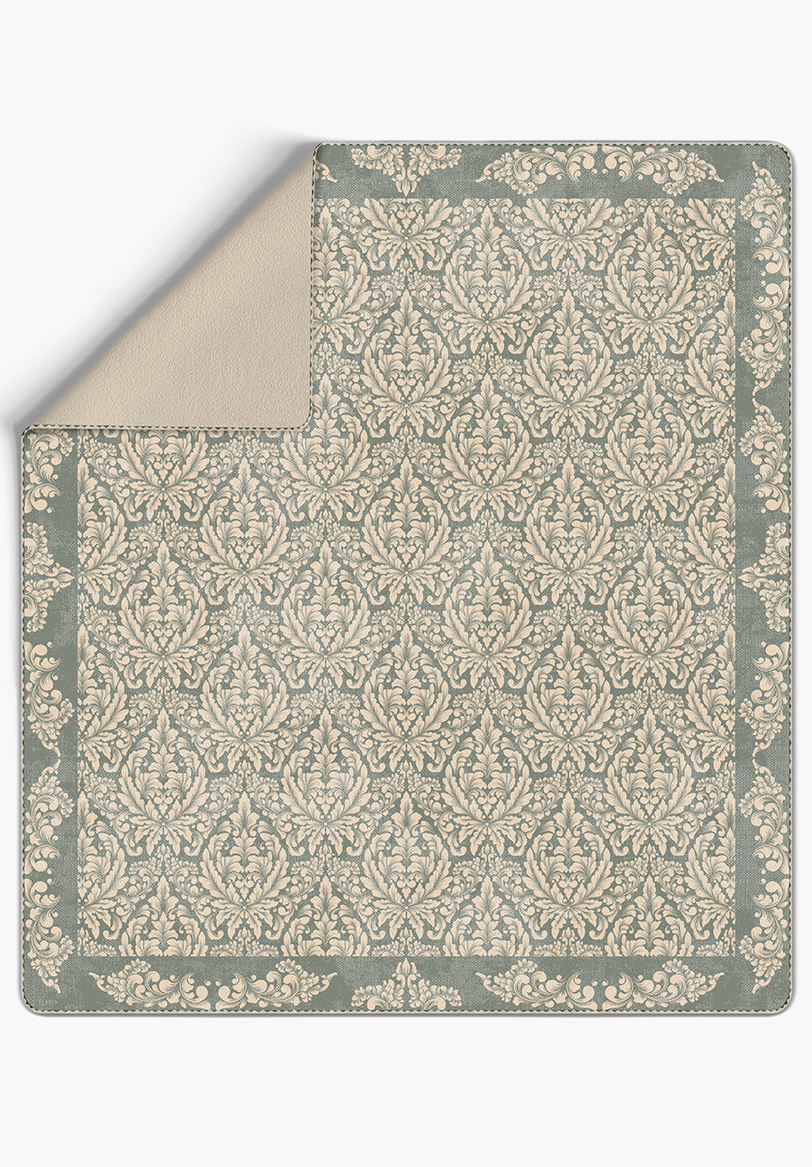 Odessa Sage Green Throw Blanket