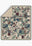 Leandro Green Beige Throw Blanket