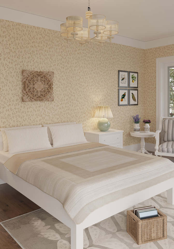 Mila Cream Beige Blanket Throw