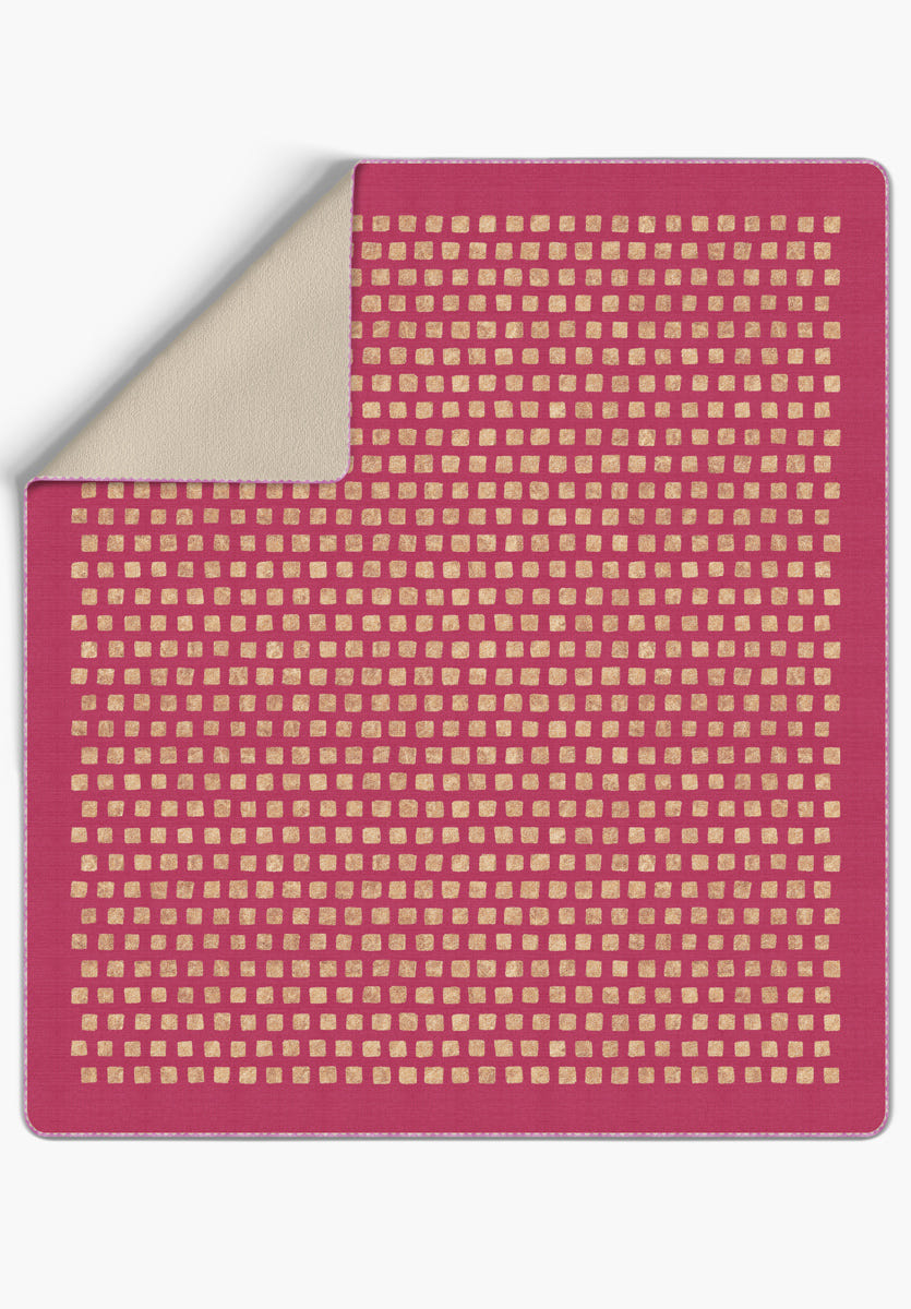 Thalia Pink Blanket Throw