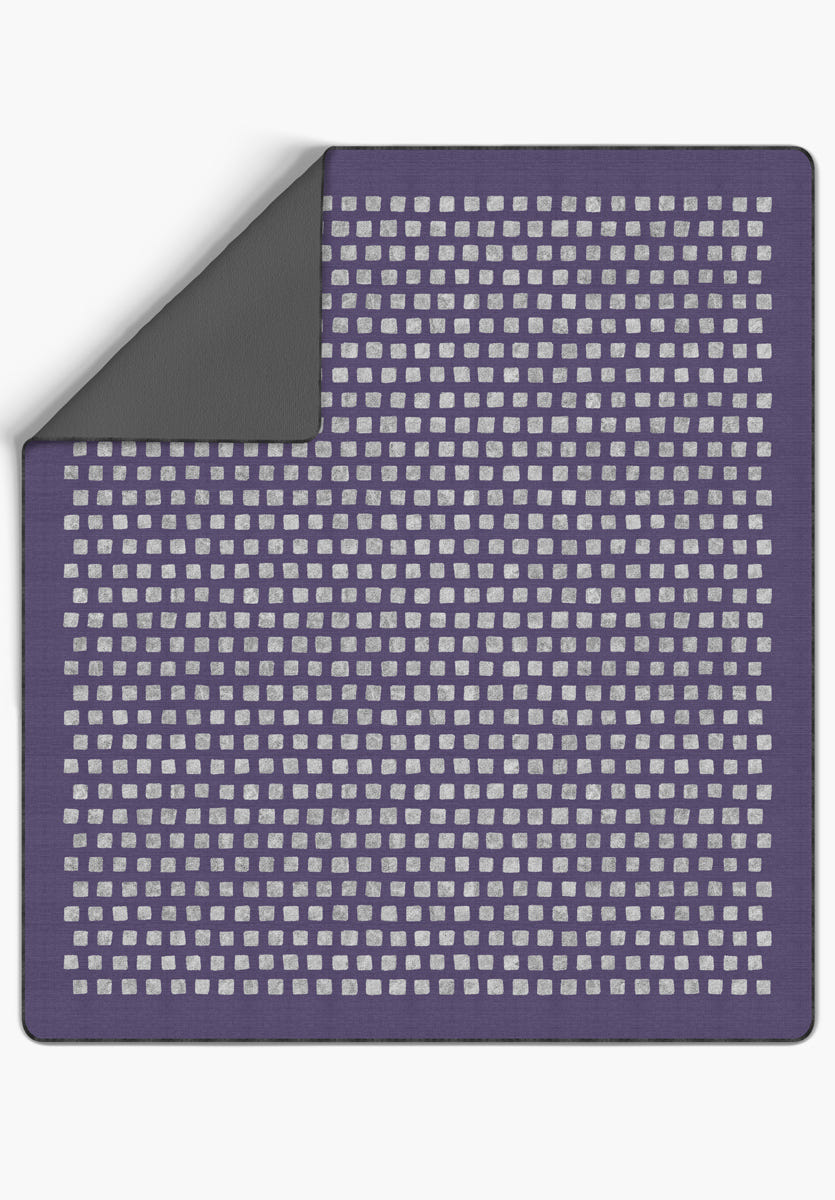 Thalia Purple Blanket Throw