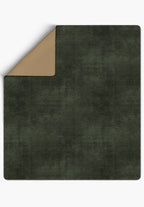 Oliver Dark Green Blanket