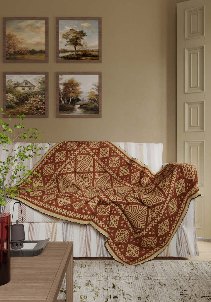Rhean Southwestern Brown Blanket