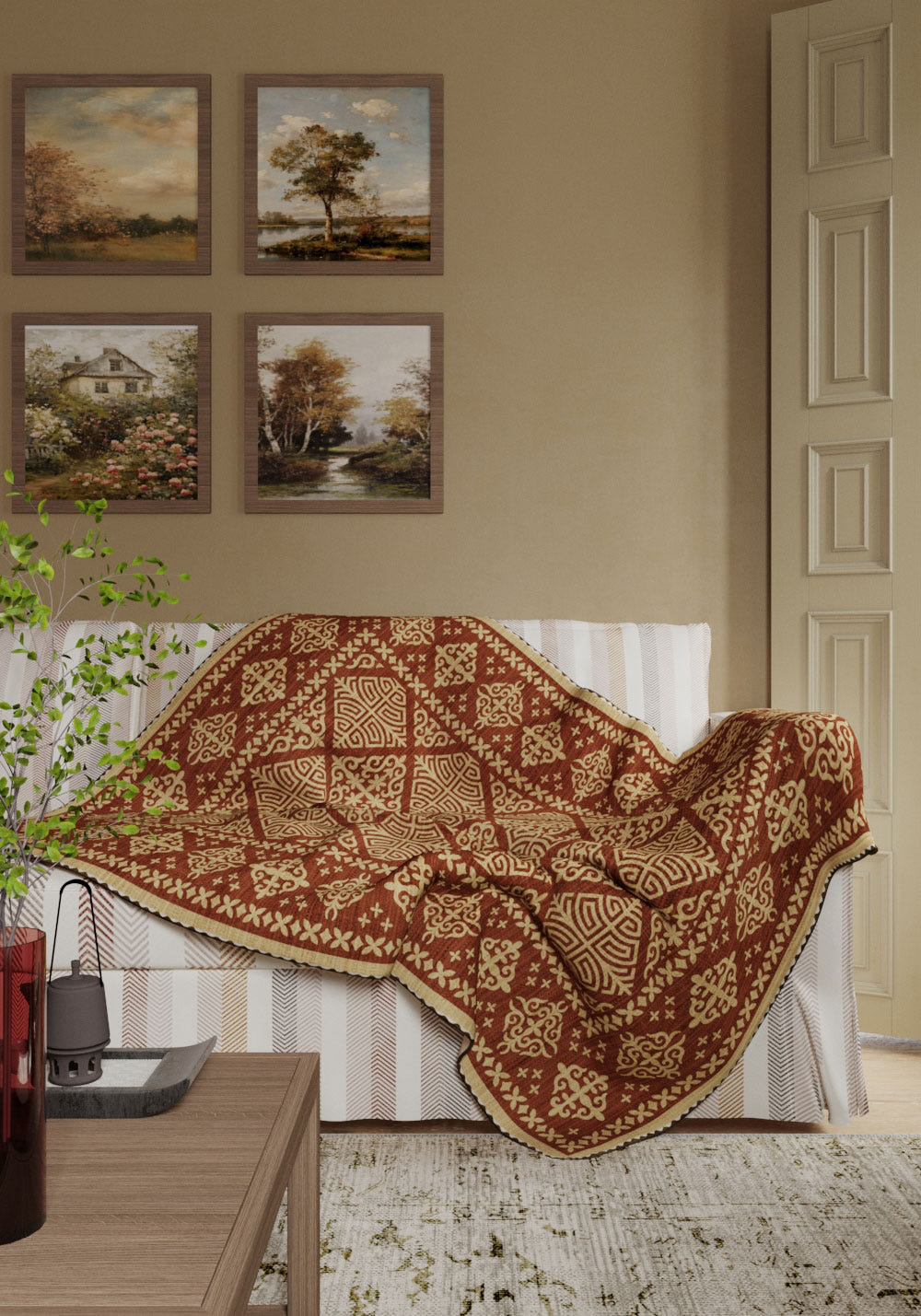 Rhean Southwestern Brown Blanket