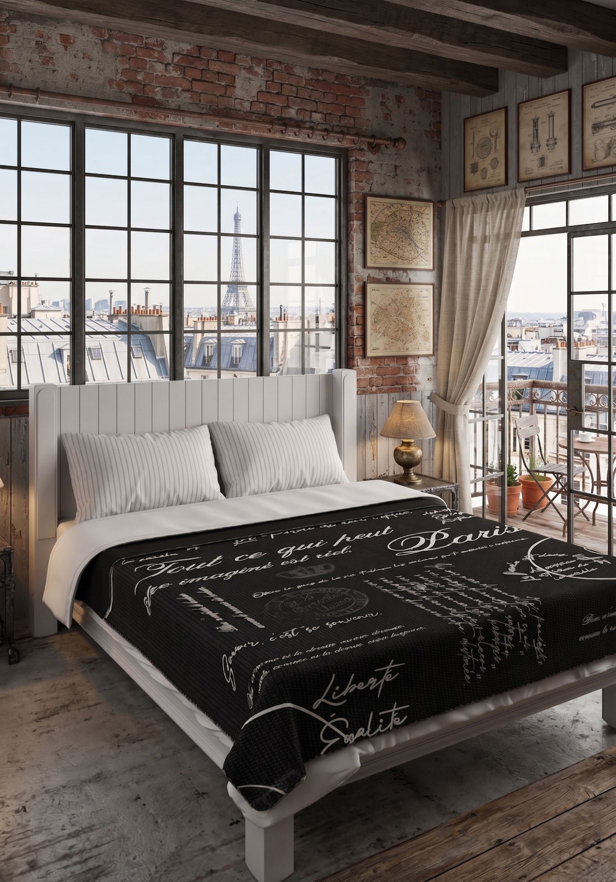 Emeric Parisian Black Blanket
