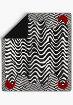 Vespera Black and White Blanket Bedspread