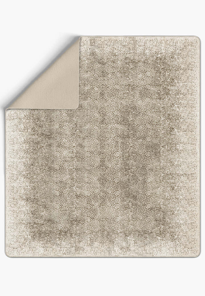 Rosalie Beige Throw Blanket
