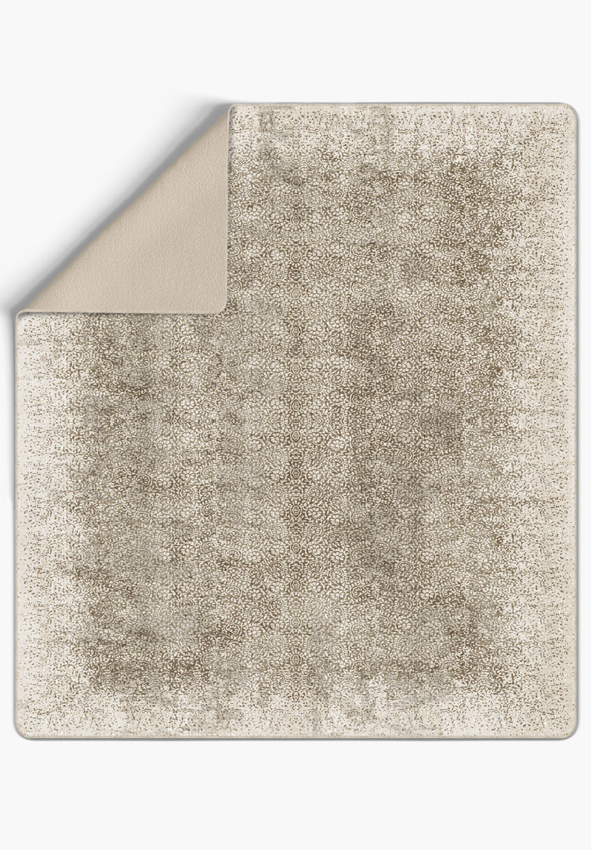 Rosalie Beige Throw Blanket