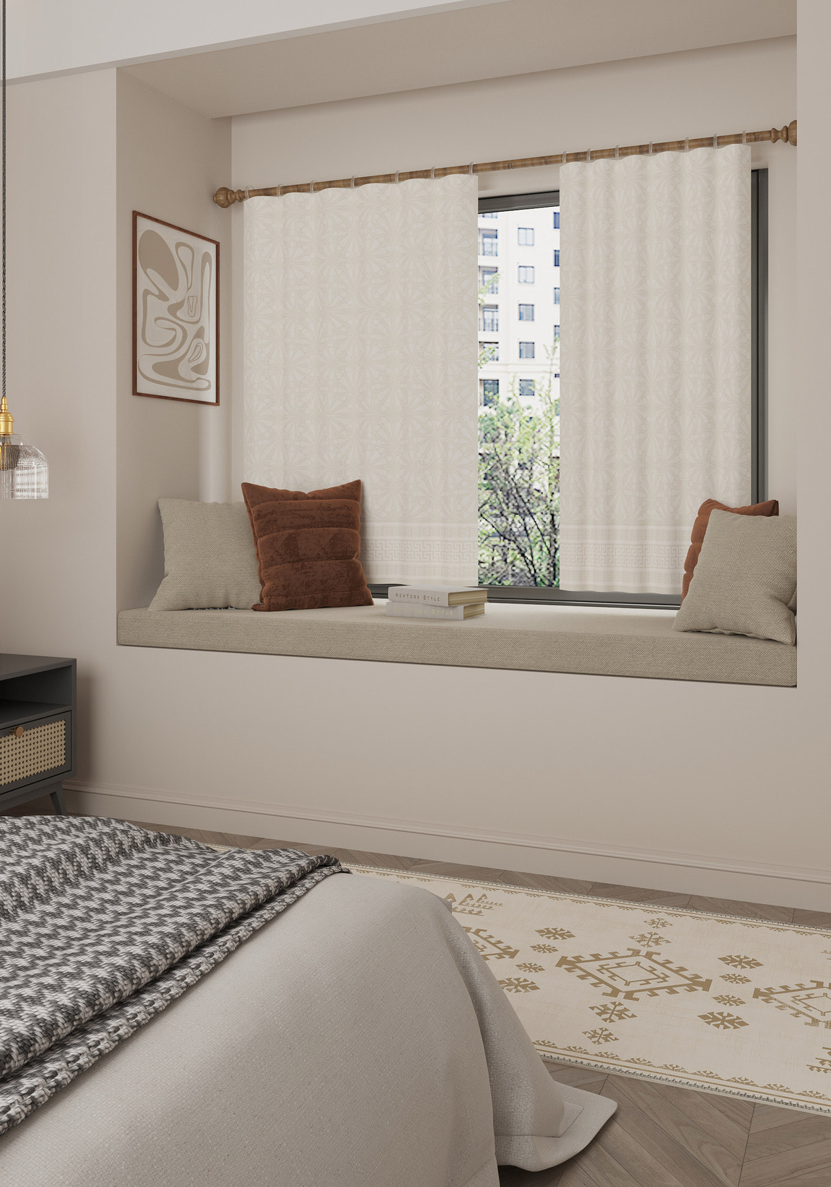 Alexis Off White Curtain