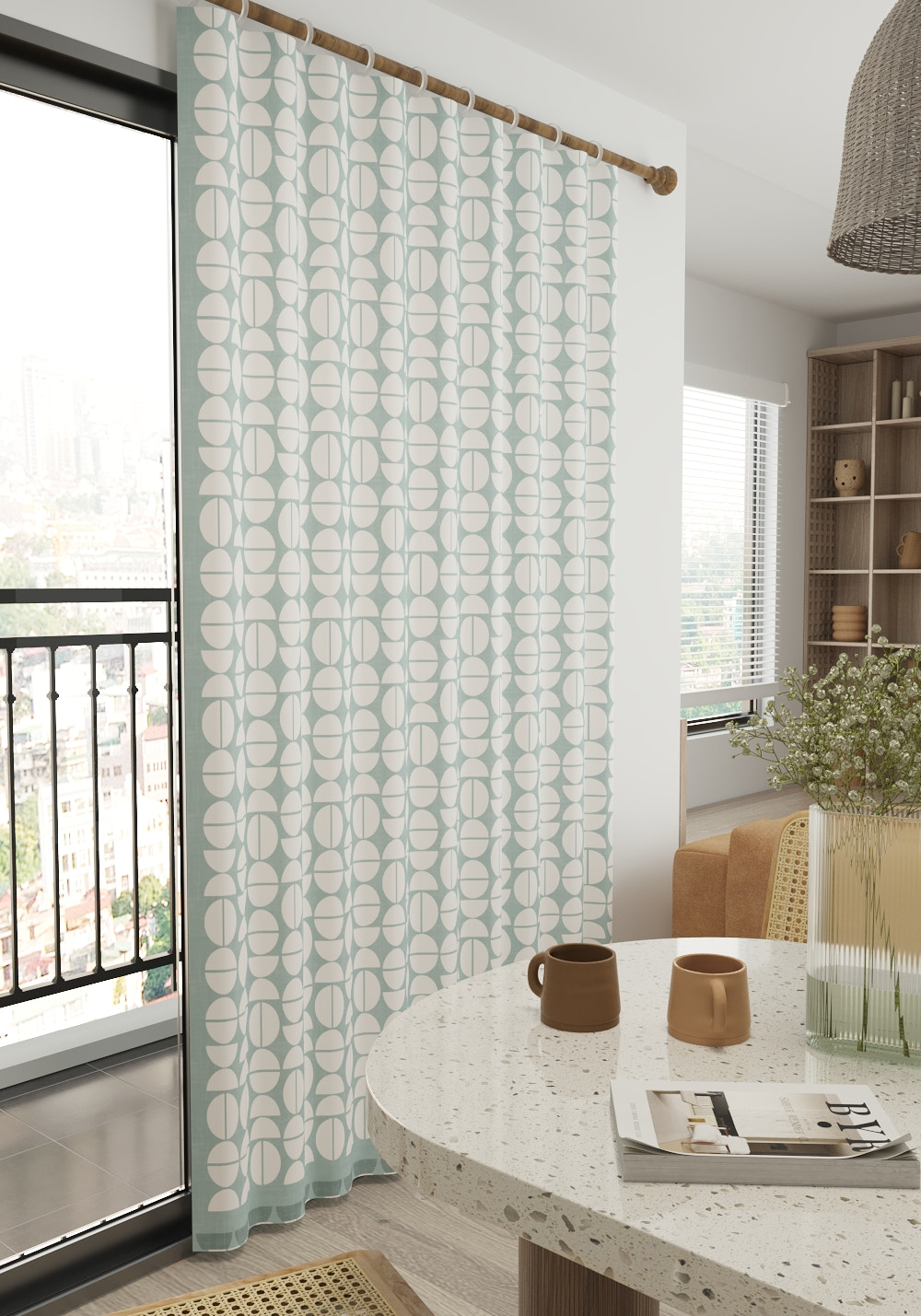 Lucas Mid Century Modern Curtain