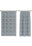 Zachary Blue Grey Curtain