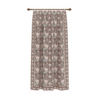 Zachary Burgundy Vintage Curtain