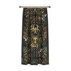 Merillo Black Botanical Curtain