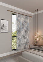 Matthew Blue Grey Curtain