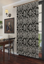 Liliane Black Gothic Curtain
