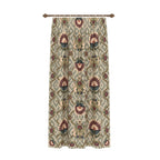 Delfina Green Floral Curtain