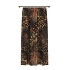 Caius Brown Animal Print Curtain