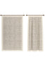 Thalia Cream Geometric Curtain