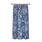 Liora Floral Blue Curtain