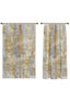 Brianna Abstract Gold Curtain
