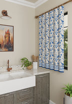 Isolde Blue Toile Curtain