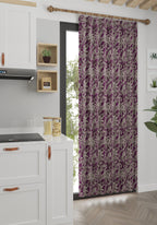 Elena Purple Paisley Curtain