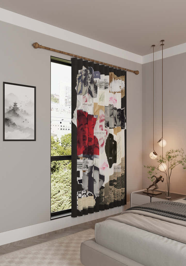 Sabine Pop Art Vintage Curtain