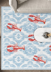 Oceo Blue Lobster Rug
