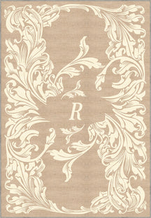 Luna Cream Customisable Letter Rug