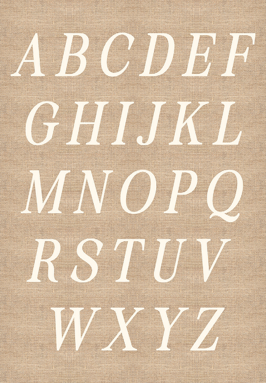 Luna Cream Customisable Letter Rug