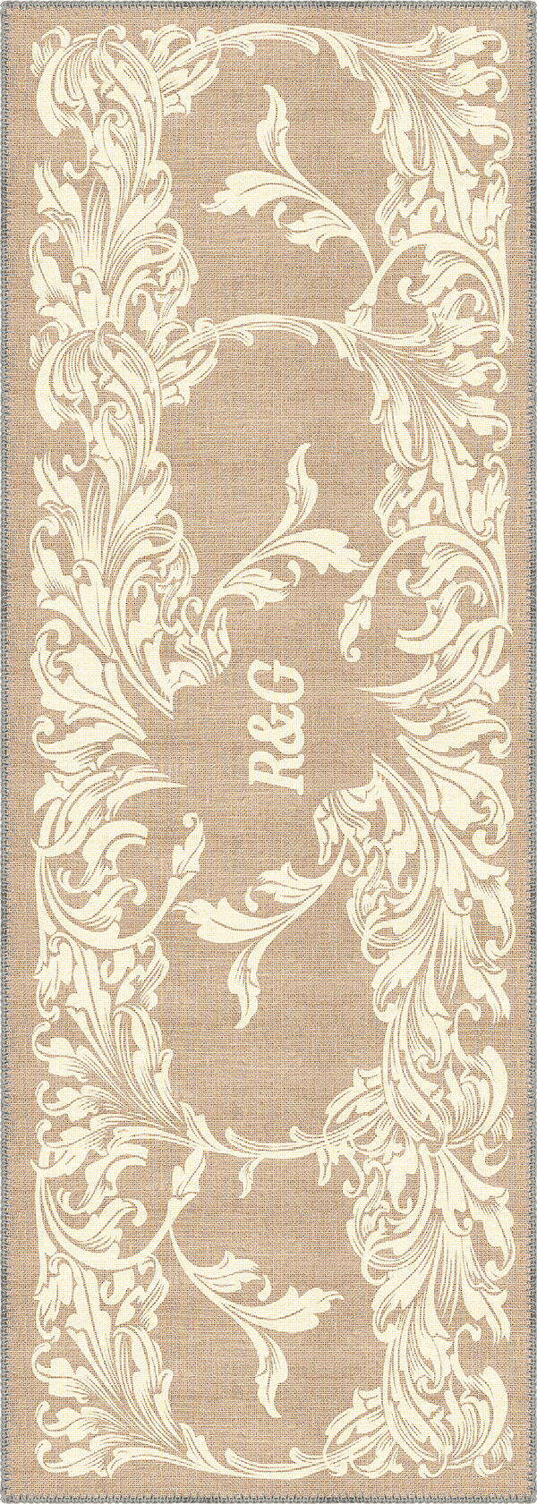 Luna Cream Customisable Letter Rug