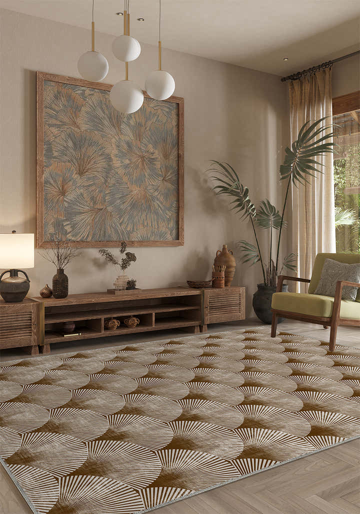 Addison Modern Brown Rug