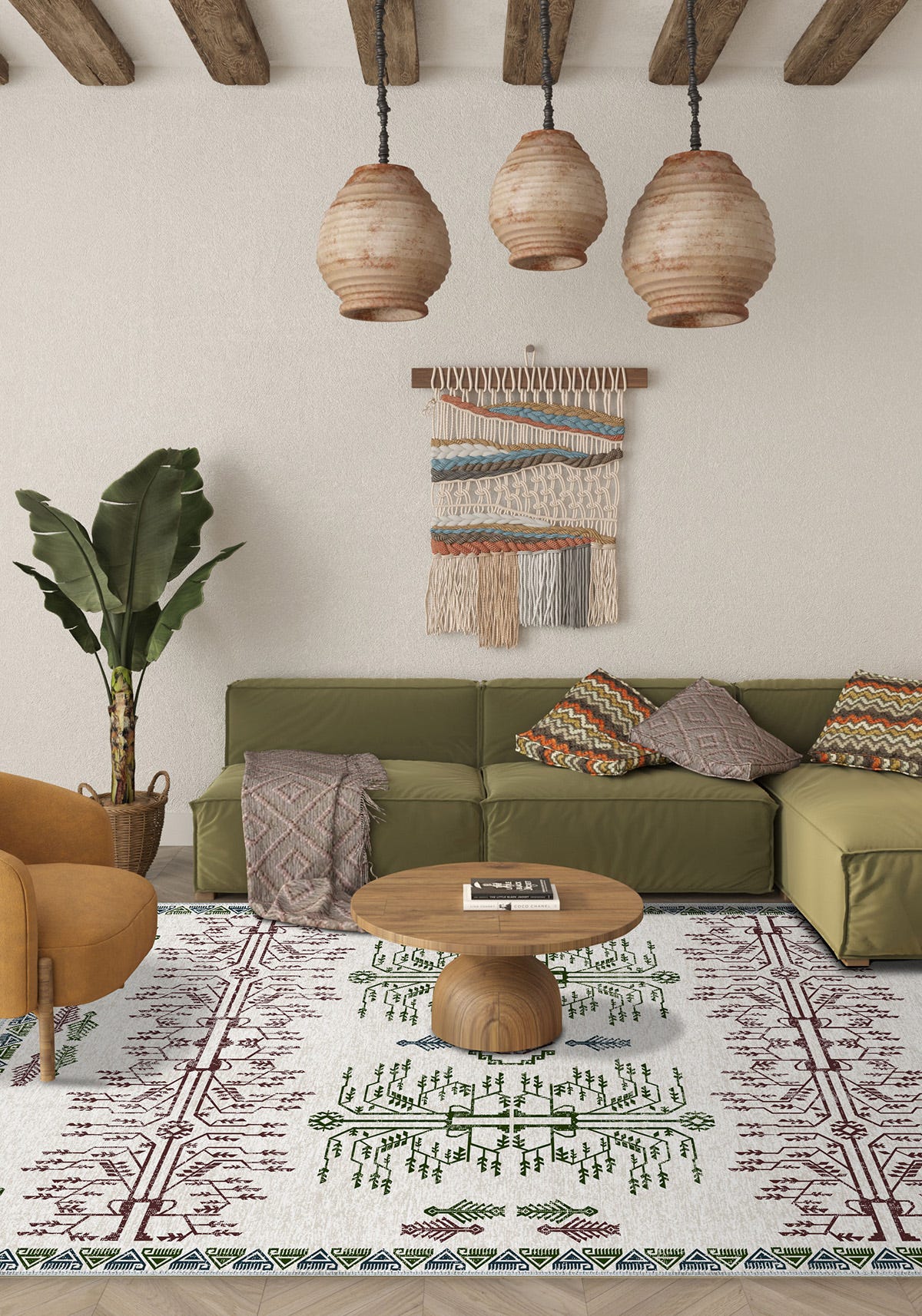 Tigris Tree of Life Turkish Kilim Rug