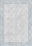 Alexis Blue Bordered Grey Rug