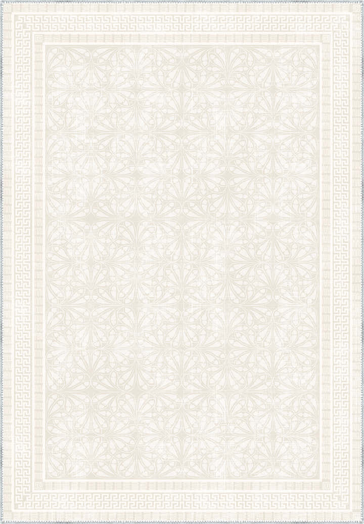 Alexis Bordered Cream Rug